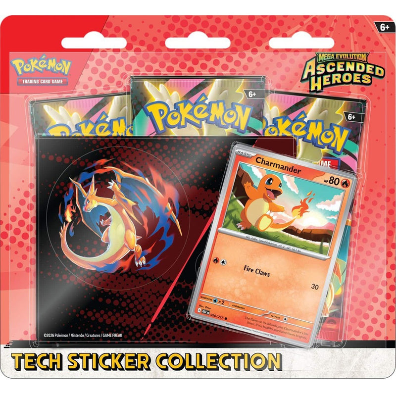 Pokemon Ascended Heroes Tech Sticker - Charmander