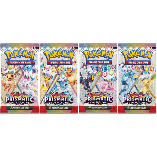 Pokemon Prismatic Evolutions Boosterpakke Art-Set