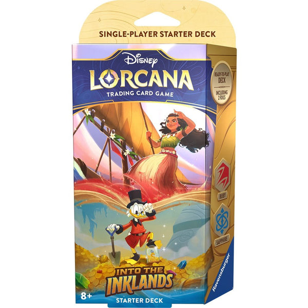 Disney Lorcana TCG Set 3  Into The Inklands Starter Deck 1