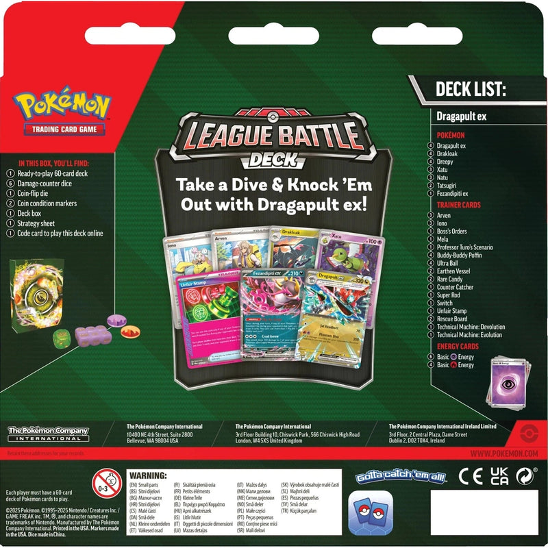 Pokemon Dragapult EX League Battle Deck