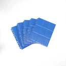 Gamegenic - 18 Pocket Album Pages Side-Loading Blue 10stk