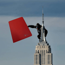 The Giga Binder 16 Pocket - 1088 Lommer Med Glidelås Rød