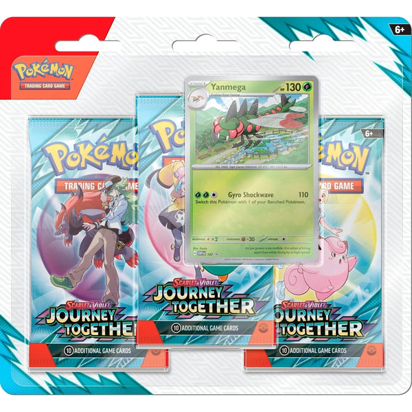 Pokemon Journey Together 3 Pack Blister Yanmega