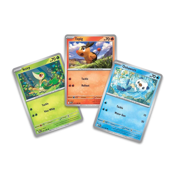 Tepig, Snivy, Oshawot - Poster Holo - Promo
