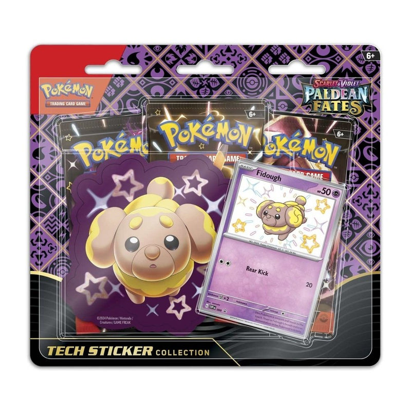 Pokemon - Paldean Fates Tech Sticker Shiny Fidough