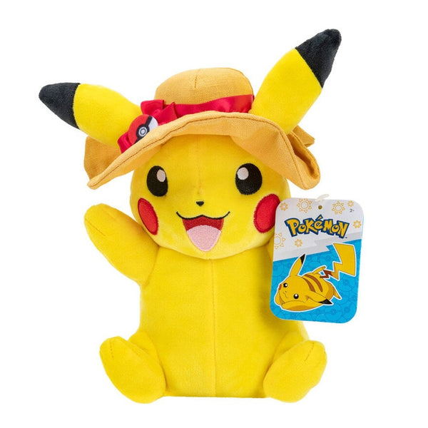 Pokemon 20 cm Plush - Pikachu Med Hatt