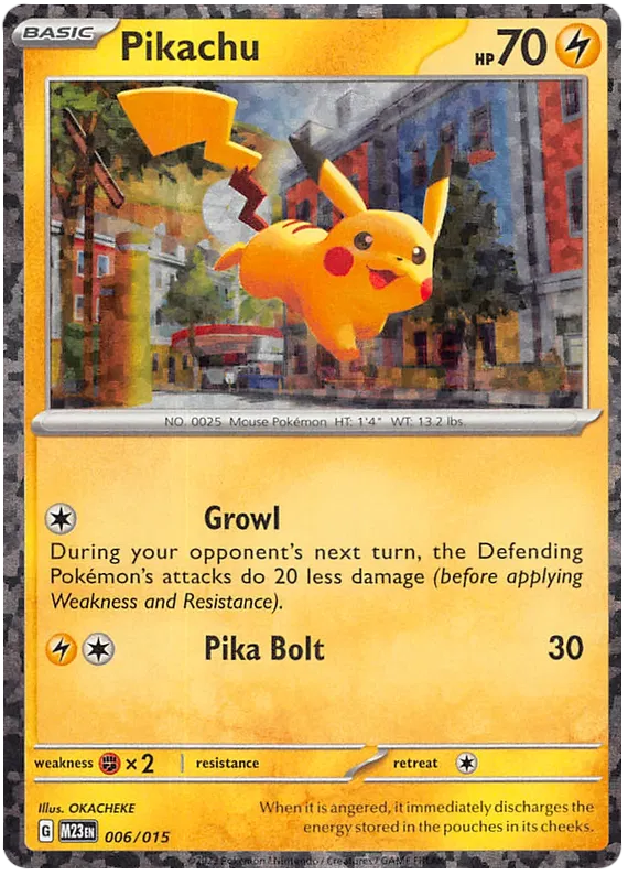 Pokemon - McDonalds Happy Meal 2023 - Pikachu B