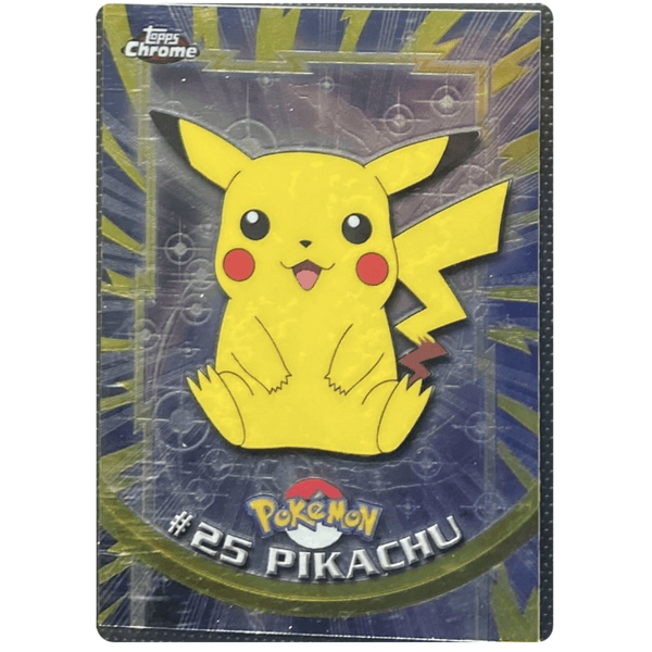 TV2 Pikachu 25 Topps Normal Black (1999) [LP]