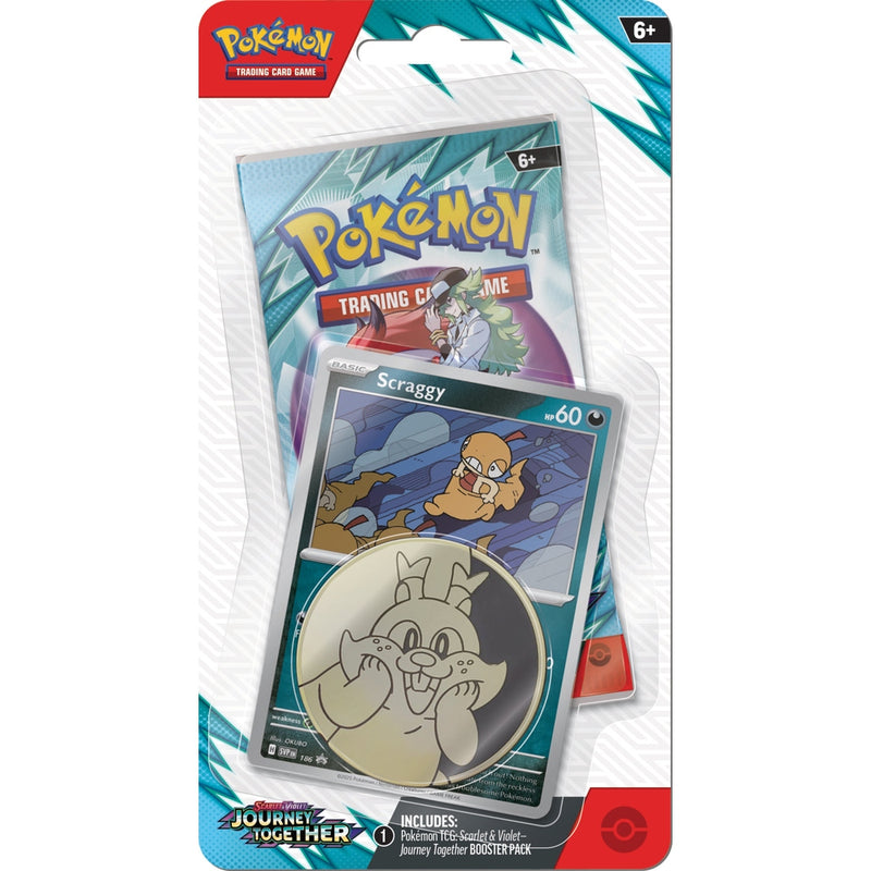 Pokemon Journey Together 1 Pack Blister Scraggy