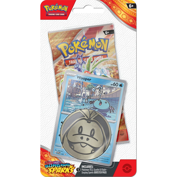 Pokemon Surging Sparks 1 pack Blister Wooper