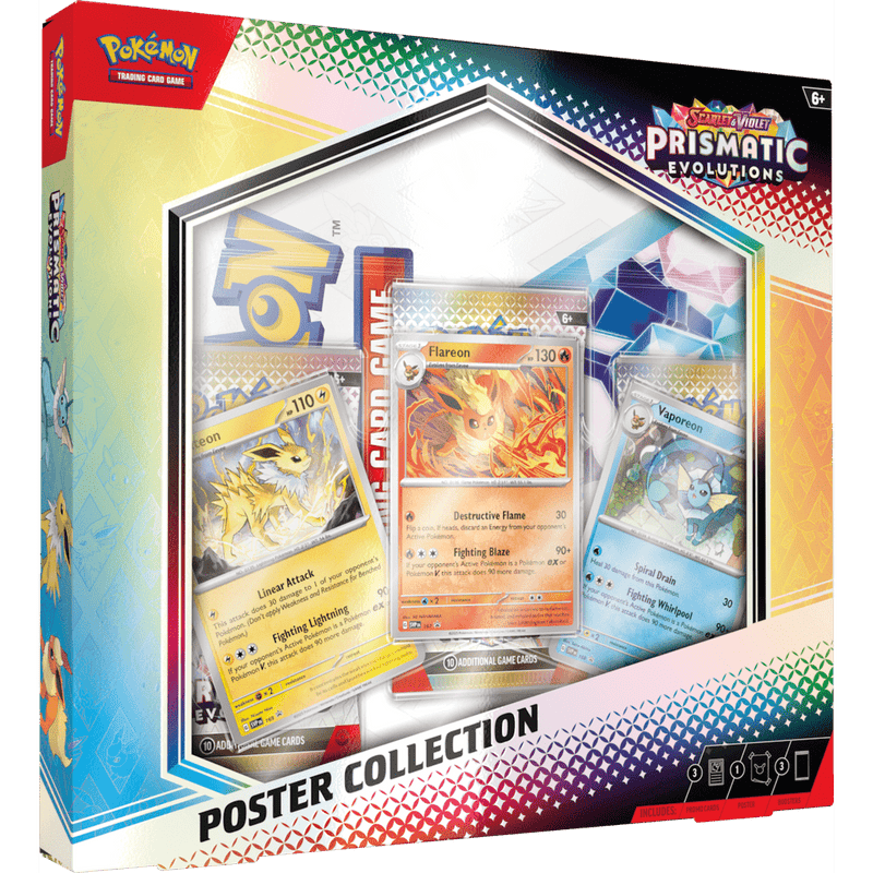 Pokemon Prismatic Evolutions Poster Collection