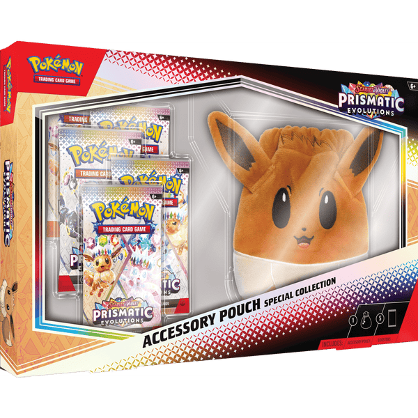 Pokemon Prismatic Evolutions Accessory Pouch Special Collection