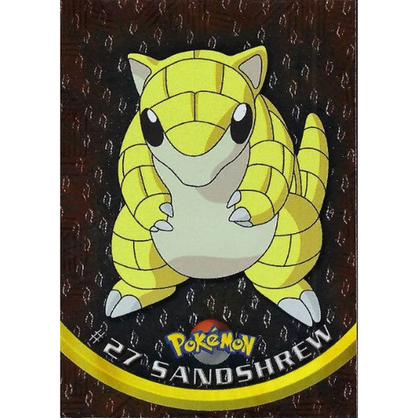 Topps Sandshrew #27 - Embossed Flames Holo Foil