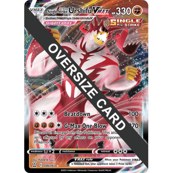 Single Strike Urshifu VMAX - 086/163 - Jumbo