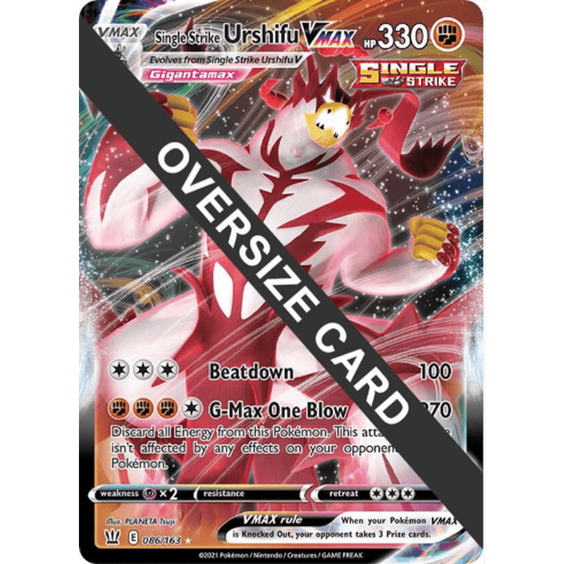 Single Strike Urshifu VMAX - 086/163 - Jumbo