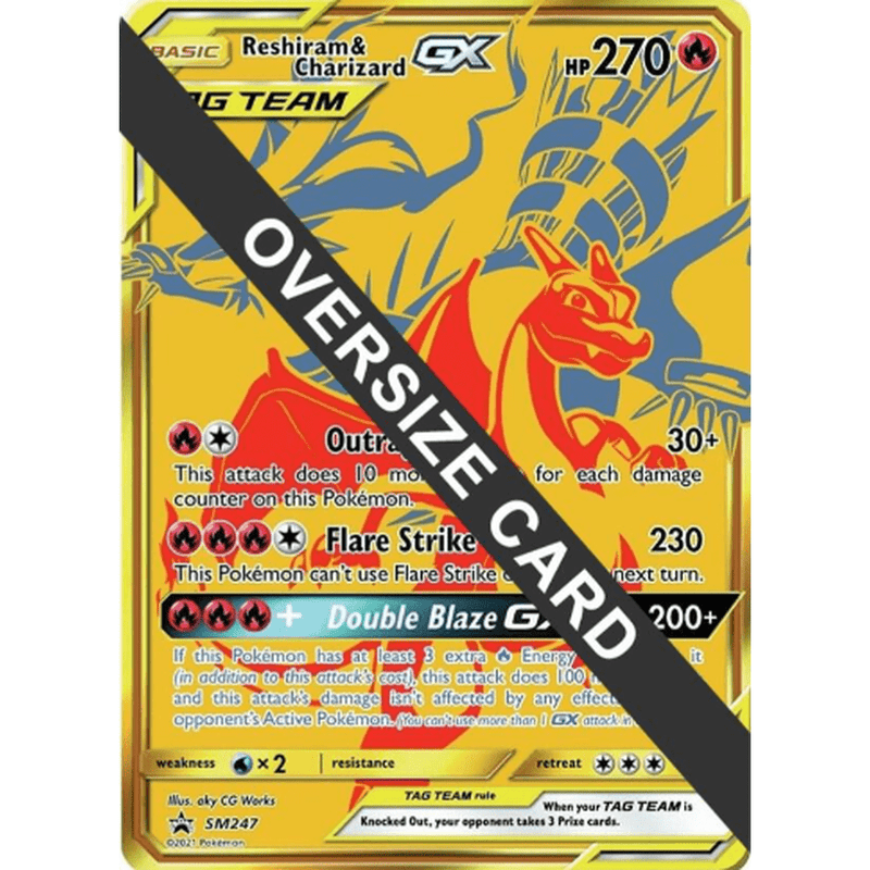 Reshiram & Charizard GX - SM247 Jumbo