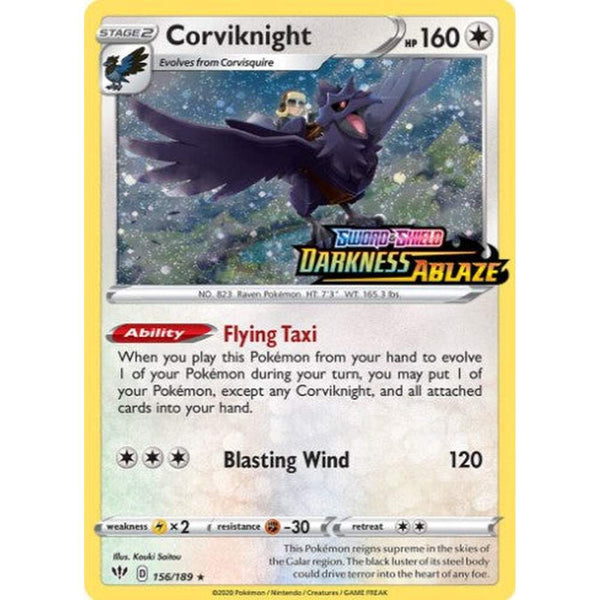 Corviknight - 156/189 - Pre-release Promo