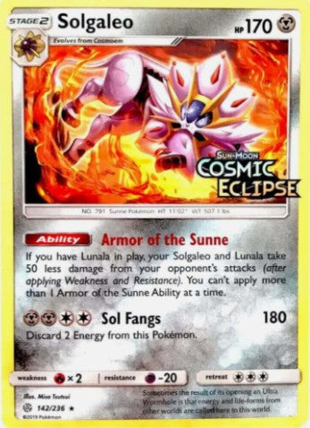 Solgaleo - 142/236 - Sealed Promo