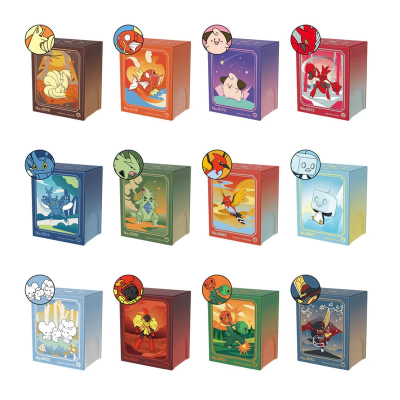 Pokemon Kinesisk Mystery Metall Deck Box