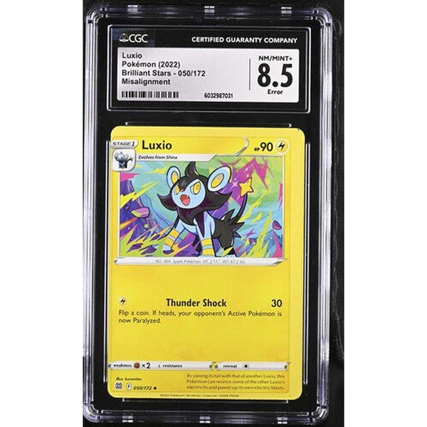2022 Luxio - Brilliant Stars - Misalignment Error | CGC 8.5 |