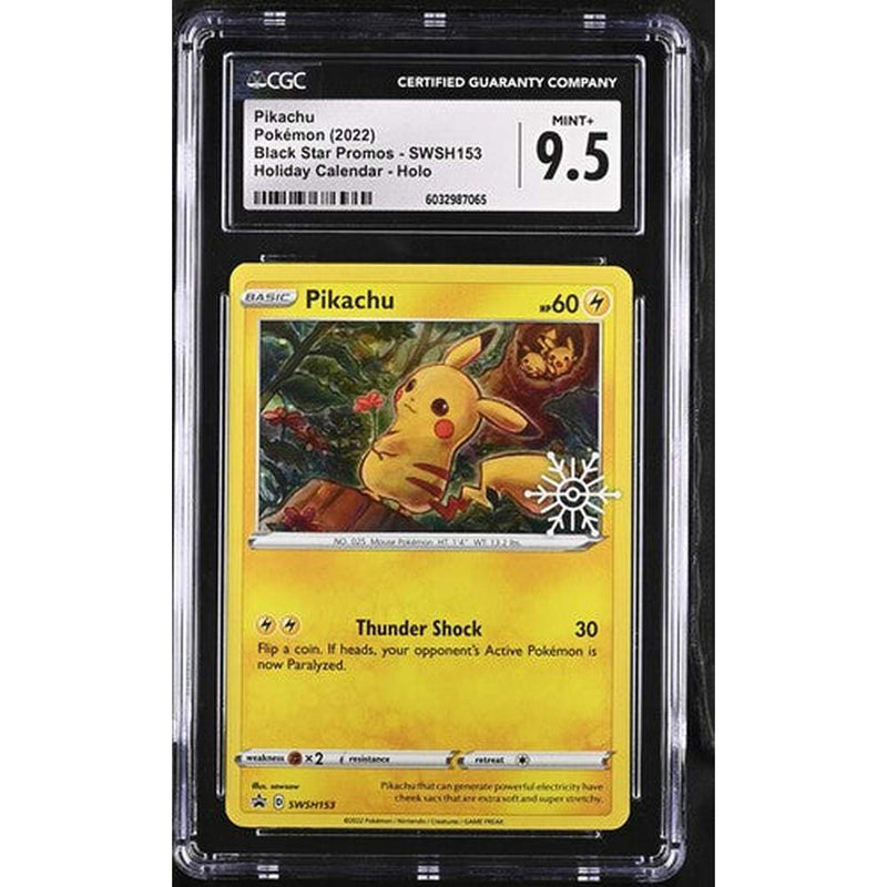 2022 Pikachu - Snowflake Stamp Promo | CGC 9.5 |