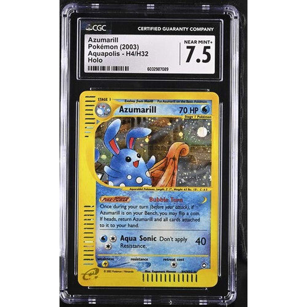 2003 Azumarill Holo - Aquapolis | CGC 7.5 |