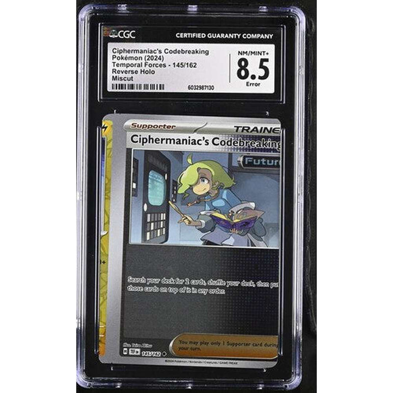 2024 Temporal Forces 7 stk. set - Minor Miscut Error | CGC 8.5 - 9|