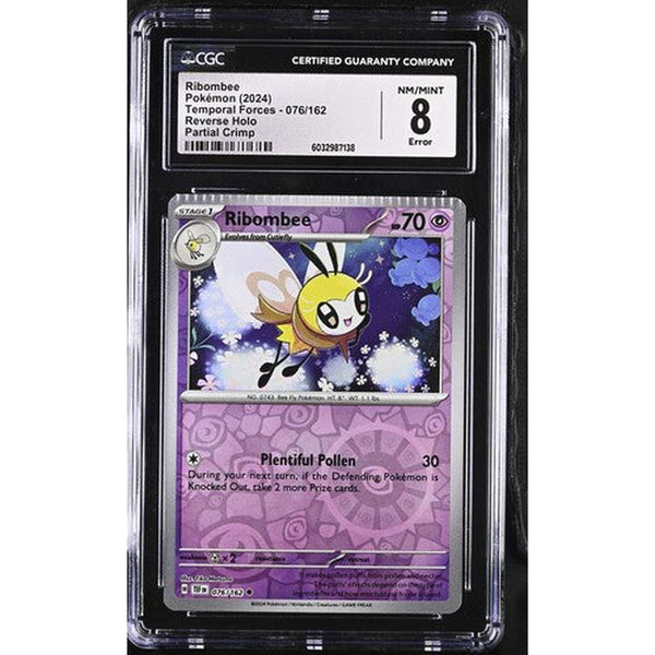 2024 Ribombee Reverse Holo - Partial Crimp Error | CGC 8 |