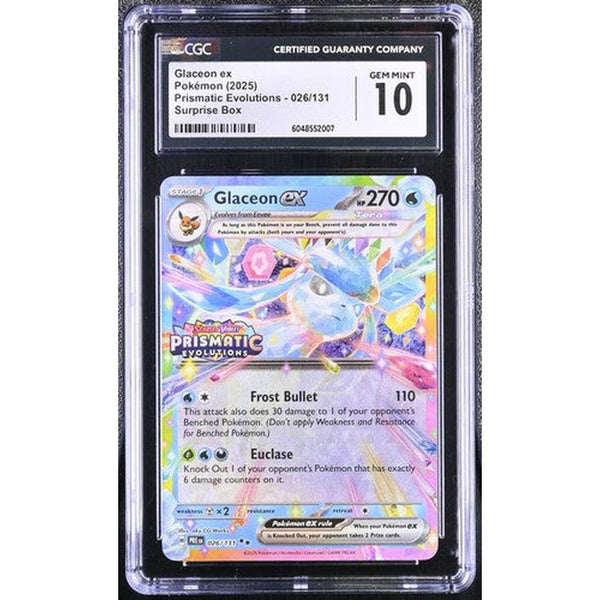 2025 Glaceon ex - Prismatic Surprise Box | CGC 10 |