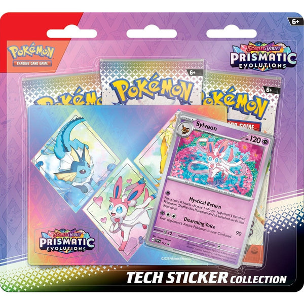 Pokemon Prismatic Evolutions Sylveon Tech Sticker