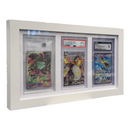 Cardcenter Hvit Gradert Kort Utstillingsramme - 3 Graded Cards