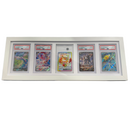 Cardcenter Hvit Gradert Kort Utstillingsramme - 5 Graded Cards