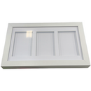 Cardcenter Hvit Kort Utstillingsramme - 3 Cards