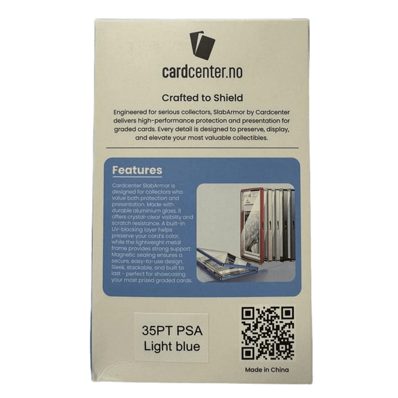 Cardcenter SlabArmor PSA Graded Cards - Lyse Blå