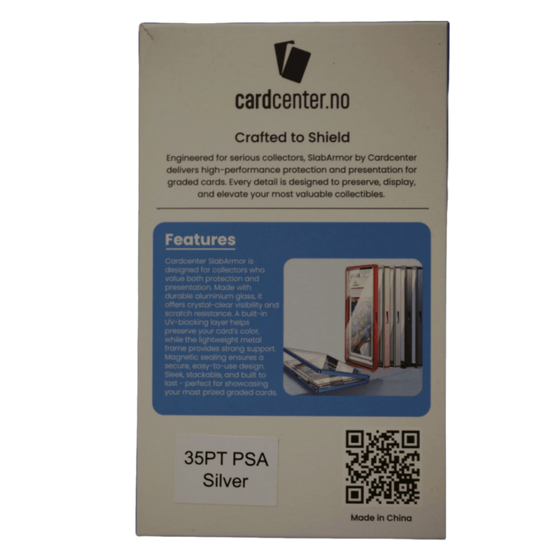 Cardcenter SlabArmor PSA Graded Cards - Sølv