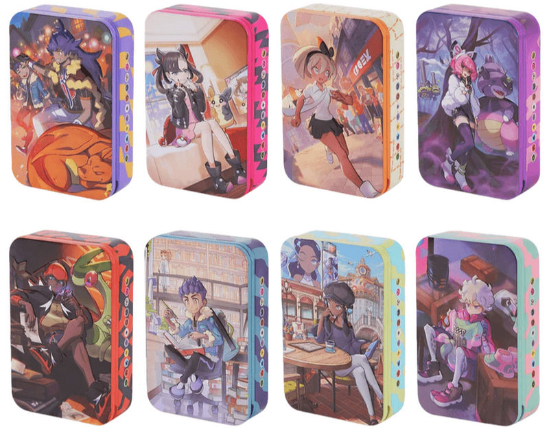Pokemon Kinesisk Mystery Trainer Tin Box