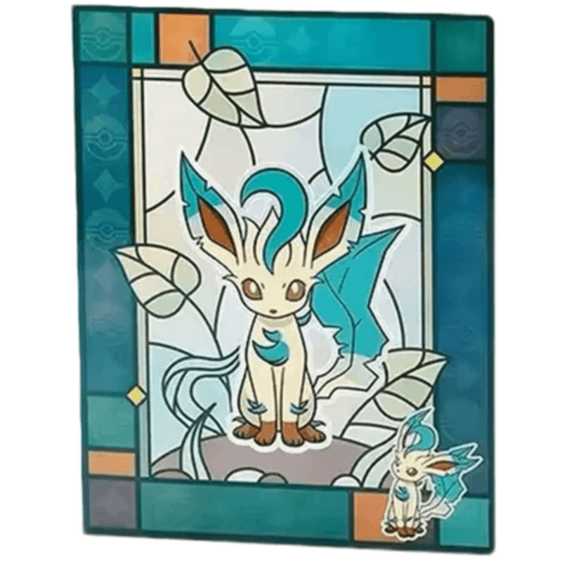 Pokemon Kinesisk Gem Pack Vol. 2 Binder - Leafeon