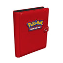 Premium Red 4-Pocket Snap Binder for Pokemon