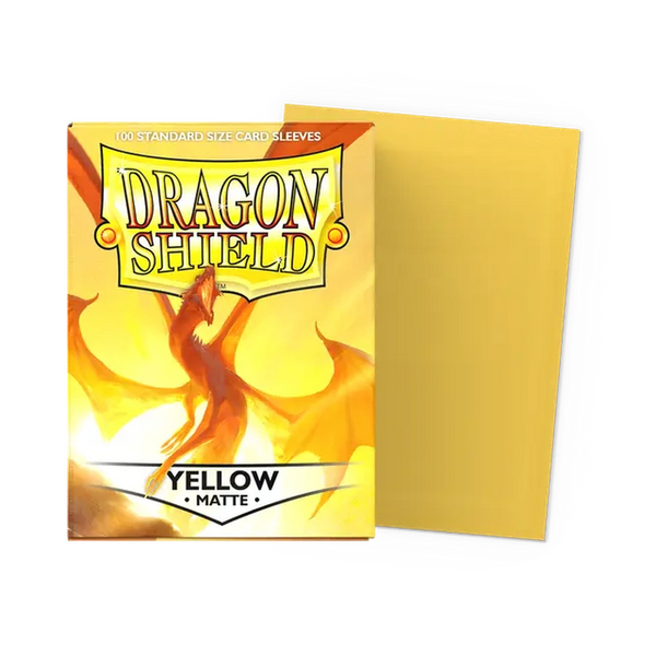 Dragon Shield - Yellow Matte x 100