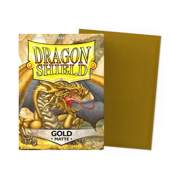 Dragon Shield - Gold Matte x 100