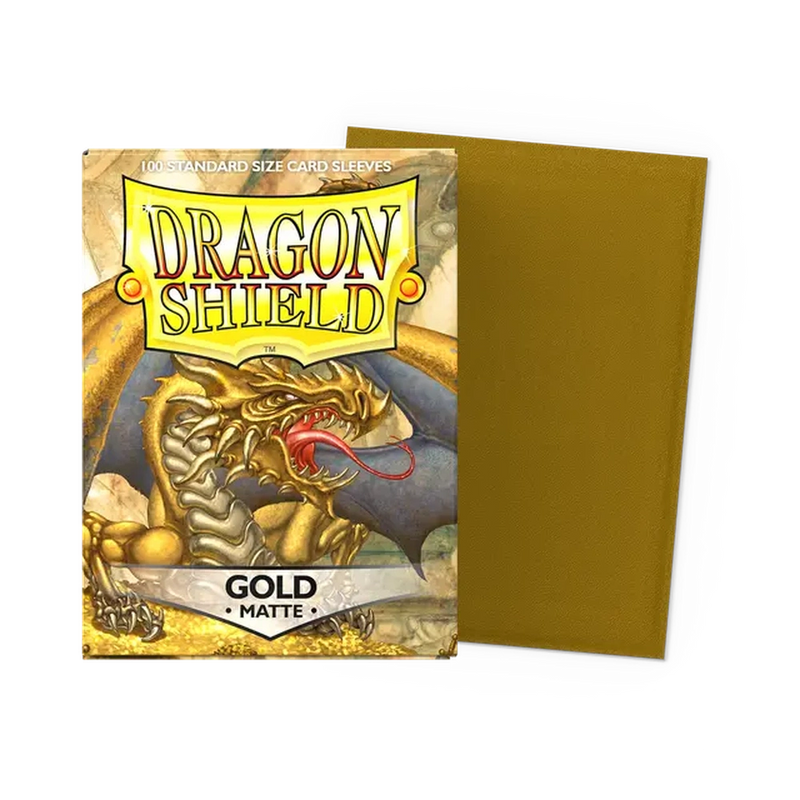 Dragon Shield - Gold Matte x 100