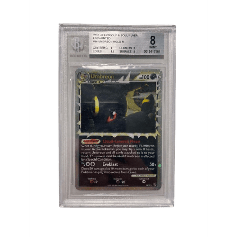 2010 Umbreon Holo 86/90 - Undaunted  | BECKETT 8 |