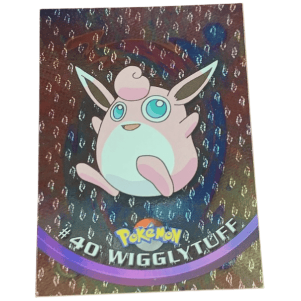 Topps Wigglytuff #40 - Embossed Flames Holo Foil