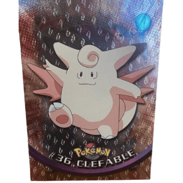 Topps Clefable #36 - Embossed Flames Holo Foil