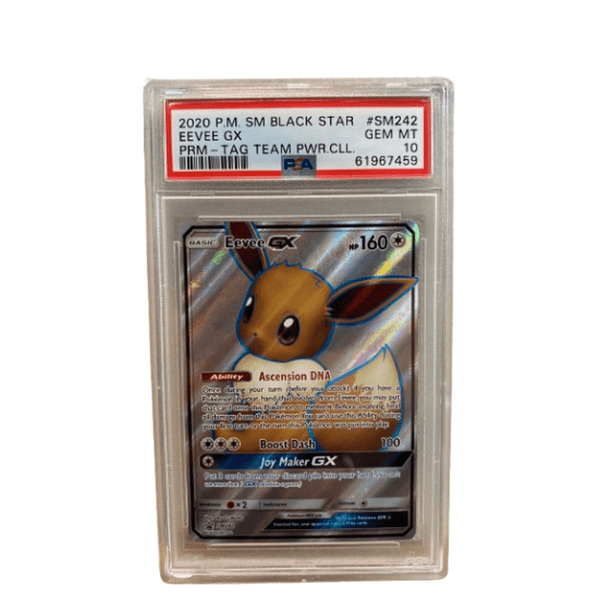 2020 SM242 EEVEE GX - PRM-TAG TEAM | PSA 10 |