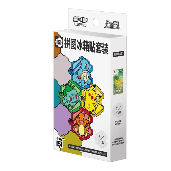 Pokemon Kinesisk 151 Puzzle Fridge Magnet