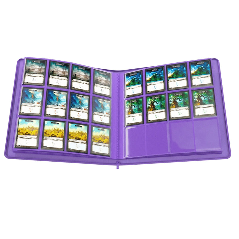 Gamegenic - 24 Pocket Zip Up Album Purple