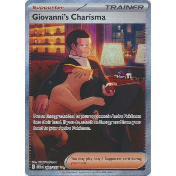 Giovanni's Charisma - 204/165 - Special Illustration Rare