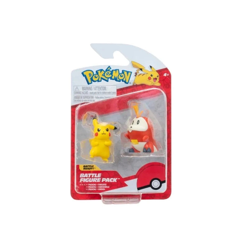 Pokemon - Battle Figur Pikachu Og Fuecoco