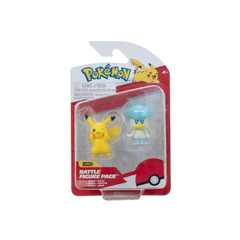 Pokemon - Battle Figur Pikachu Og Quaxly